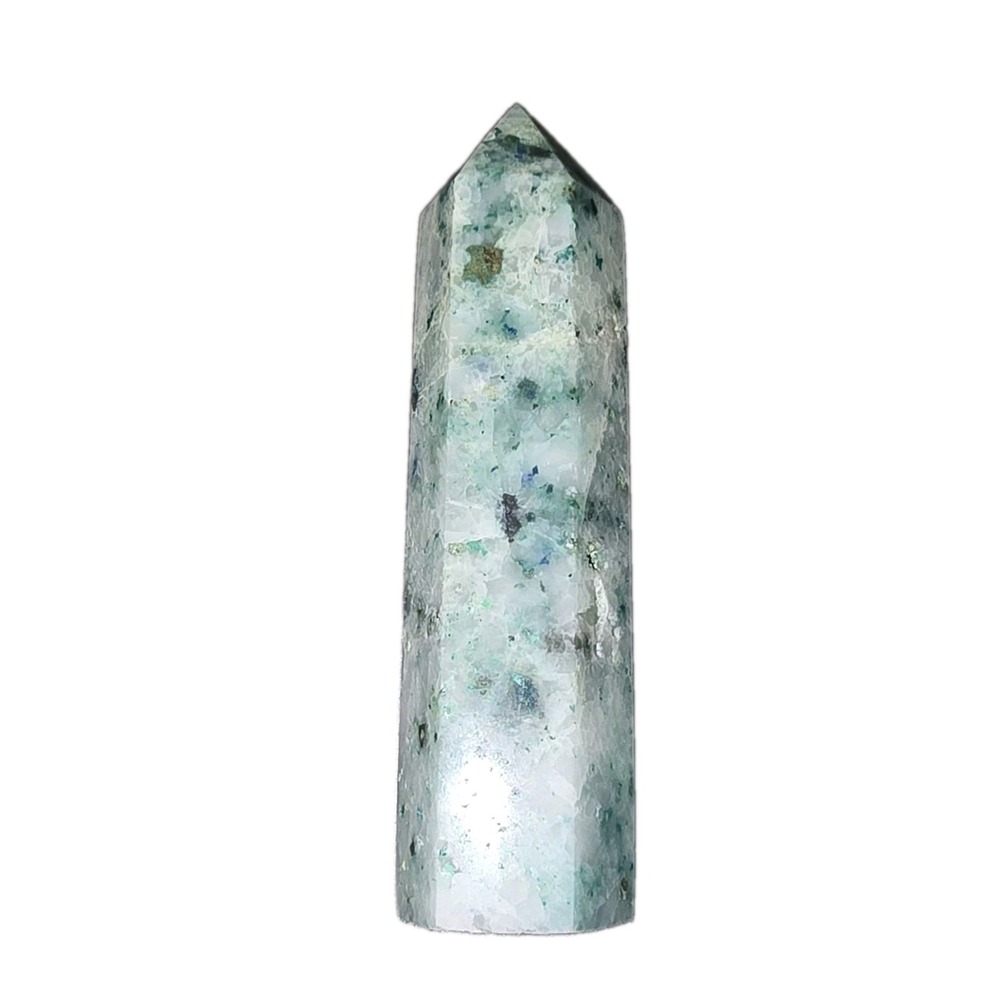 Natural Blue AZURITE JASPER Granite Malachite Chrysocolla Quartz Crystal tower